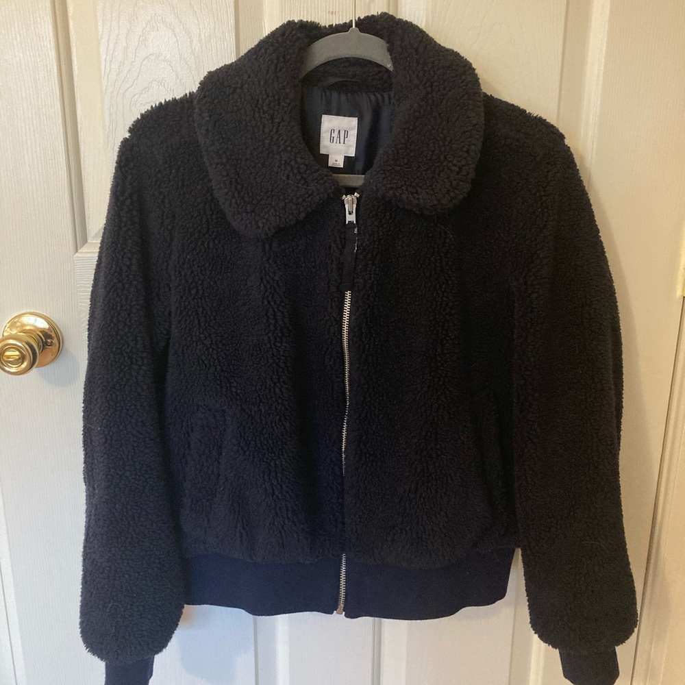 Sherpa bomber jacket